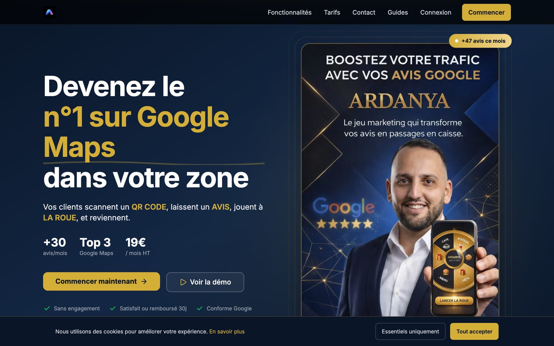 Ardanya — projet réalisé par Novilisya Solution, agence IA à Charleville-Mézières